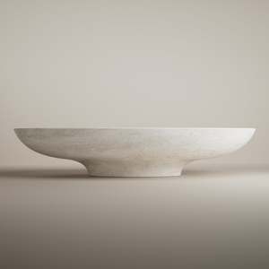 Verena Brausch: Universe Coffee Table - Travertine Osso