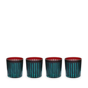 Prism Double Old Fashioned Glasses Bordeaux