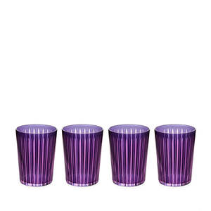 Accessories: Prism Highball Glasses Purple