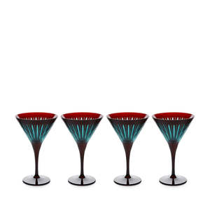 Accessories: Prism Martini Glasses Bordeaux