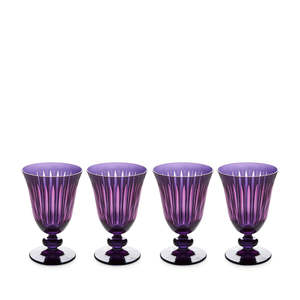 Accessories: Prism Wine Glasses Purple