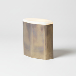 Lighting: Obelisk Brass Mini Table Lamp
