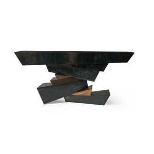 Plateau Console (Charcoal & Bronze)