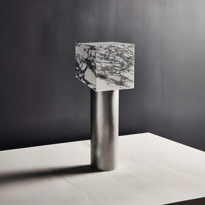 Lighting: Mada Table Tamp Arabescato, Aluminium