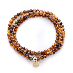 Jewellery Accessories: Tiger's Eye Wrap Bracelet