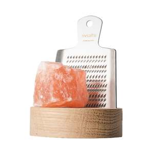 Rivsalt: Rivsalt Himalayan Salt & Grater Set | Oak