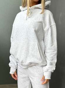 Second: LAST CHANCE. No limits · Organic cotton. hoodie white marle