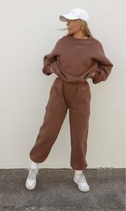 Second: LAST CHANCE Cosy · Sweatpants chocolate