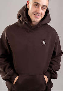Oversized  UNISEX hoodie Dark Brown