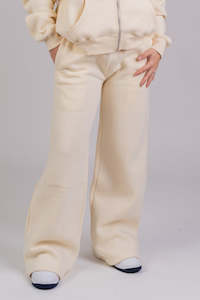 UNISEX Wide-leg Sweatpants Butter Yellow