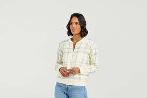 Et Alia: et alia Bobby Bomber - Meadow Plaid (Green)