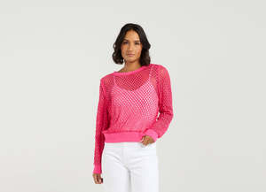 et alia Cleo Knit - Flamingo Pink