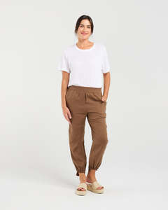 Blackstone Carmen Gathered Front Hem Pant