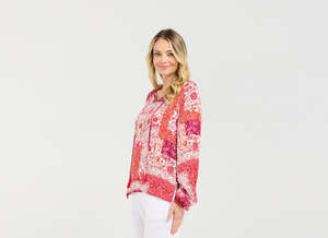 Blackstone: Blackstone Seraphine Tassel Top - Floral Patchwork