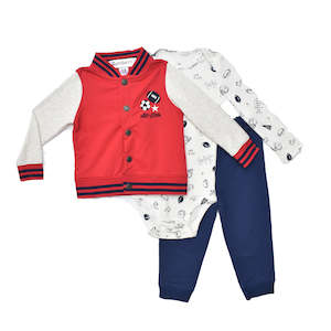 Romper: Baby Boy Romper Set with Jacket