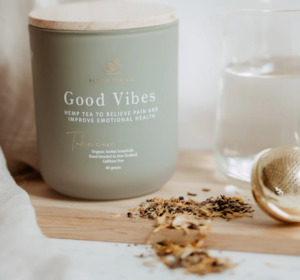 Botanical Teas: Hemp Relief Tea (jar)