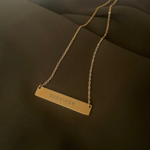 SURVIVOR necklace (gold)