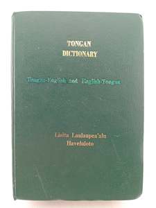Languages: Tongan Dictionary by C. Maxwell Churchward