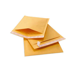 Mailing Supplies: Kraft bubble mailer 261x343mm - box of 200 envelopes (UNK4)
