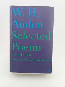 Poetry: Selected Poems by W.H. Auden