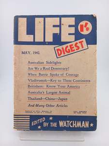 Journalism: Life Digest May 1942 Edited by The Watchman