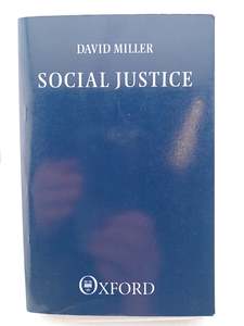 Law: Social Justice by David Miller