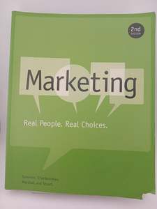 Marketing: Real People, Real Choices by Michael R. Solomon, Jan Charbonneau, Gre&hellip;