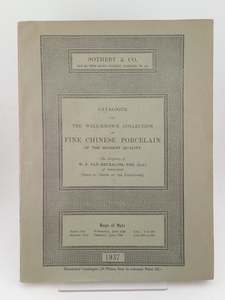 Catalogue of the well known collections of Fine Chinese Porcelain 1937 by Sothebys