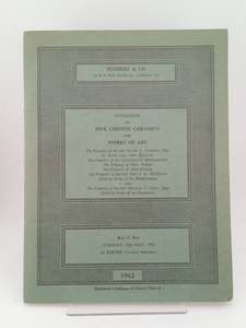 Catalogue of Fine Chinese Ceramics and Works of Art 1962 by Sothebys