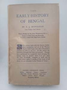 Asian History: The Early History of Bengal by F. J. Monahan