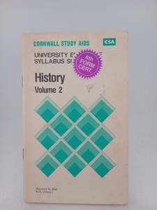 University Entrance history, volume II by Warwick G. Bell