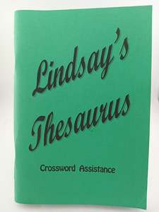 Games: Lindsay's Thesaurus Crossword Assistance by Unknown