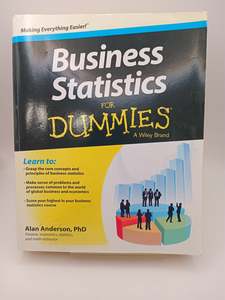 Accounting: Business Statistics For Dummies by Alan Anderson