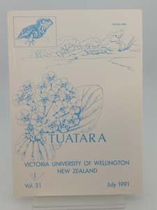 Tuatara (Volume 31  July 1991 by G.W. Gibbs,F.B.Sampson (Editors)