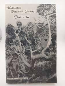 Wellington Botanical Society (Bulletin No 41 - September 1981) by M. B. Forde
