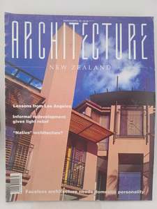 Architecture New Zealand magazine, Mar/Apr 1995 by Steve Bohling (editor)