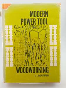 Modern Power Tool Woodworking Book by R.J. De Cristoforo