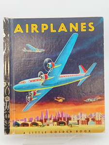 Childrens Non Fiction: Little Golden Book: Airplanes by Ruth Mabee Lachman,Lenora,Herbert Combes