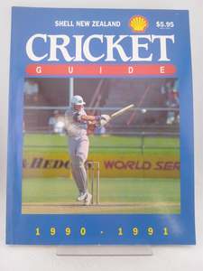Classics: Cricket guide 1990/91 by NZ Shell Cricket