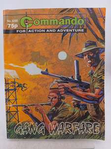 Gang Warfare (Commando War Stories in Pictures) No 3390 by Unknown