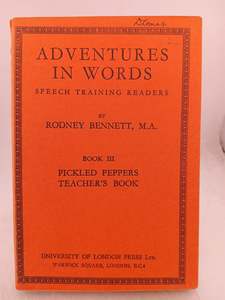 Adventure in Words: Speech Training Readers (Book III - Pickled Peppers Teacher&&hellip;