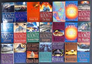 Secondhand Dean Koontz Thriller Bargain Book Box SP2120