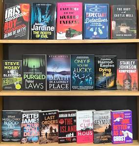 One-off Crime Fiction & Thriller Bargain Book Box ON1709