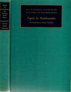 Hardback: Topics In Mathematics For Elementary School Teachers by National Council of Teachers of Mathemaics.