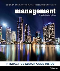 Business: Management by Paul Davidson and Aharon Factor and John R. Schermerhorn Jr. and Ellen McBarron and Alan Simon and Peter Woods