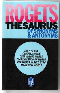 Roget's Thesaurus Of Synonyms And Antonyms by John Lewis Roget and Peter Ma&hellip;