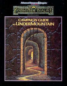 Graphic Novels: Ruins Of Undermountain: Campaign Guide To Undermountain by Ed Greenwood