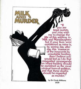 Non Fiction: Milk And Murder: Address To The Rotary Club Of Singapore In 1939 by Cicely D. Williams