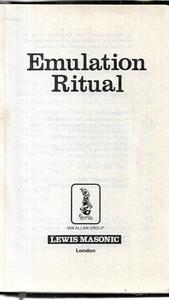 Religion: Emulation Ritual by Emulation Lodge of Improvement