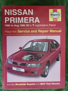 Products: ’90-99 Nissan Primera workshop manual – Books and Toys